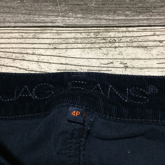 Jag Jeans Mid Rise Straight Leg Corduroy Pants Women’s 4P Navy Blue (Inseam 27) - Picture 9 of 10